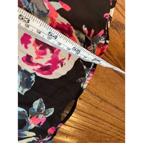 Express floral high low faux wrap dress size sml - Picture 8 of 9